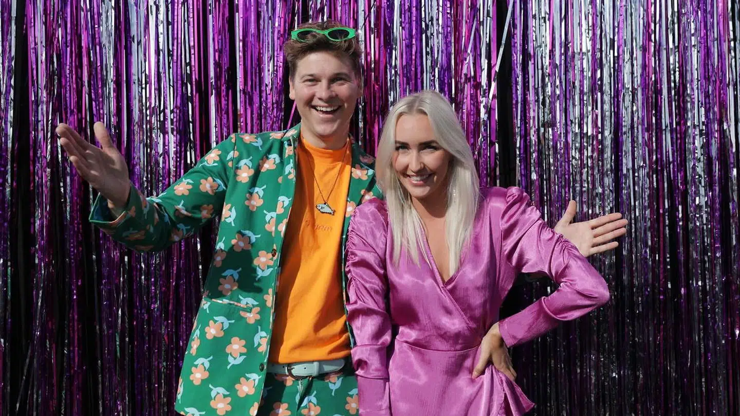 Youtuber Rasmus Kolbe (Lakserytteren) og Mille Funk.