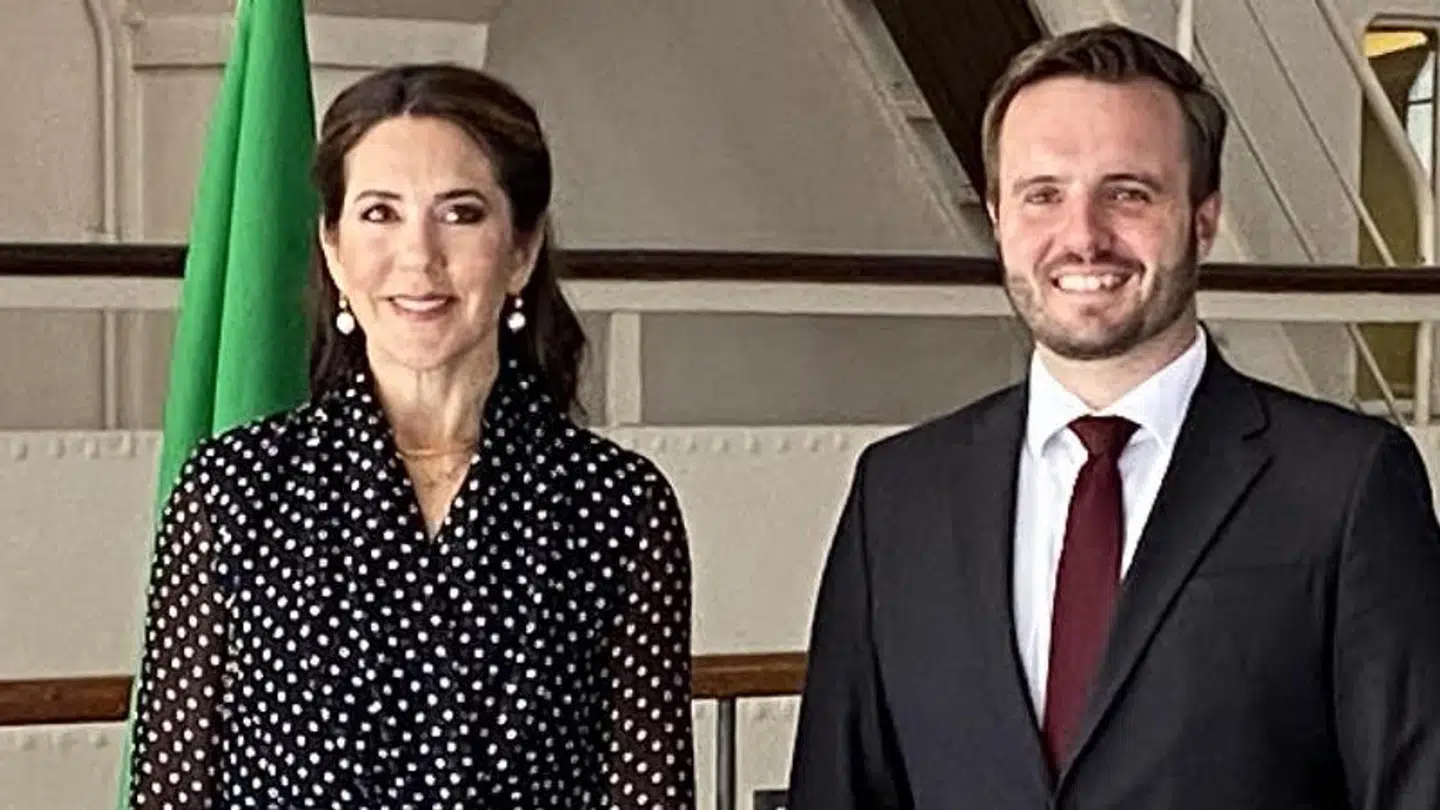 Kronprinsesse Mary har været i Milano med erhvervsminister Simon Kollerup (S).