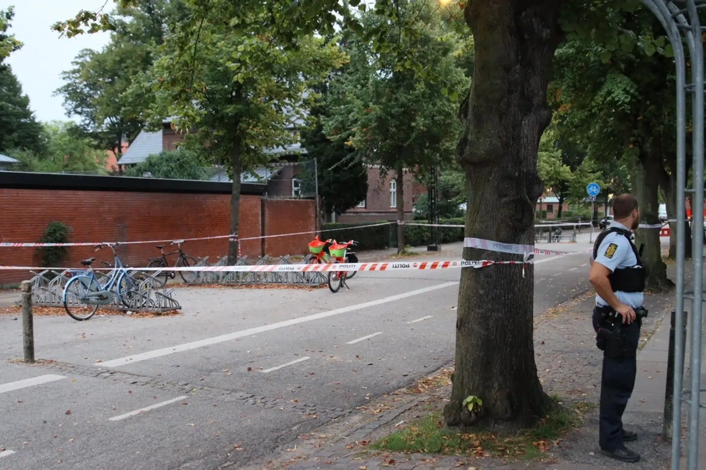 Politiet har onsdag formiddag endnu ikke fået fat i pårørende til en 26-årig syrisk mand, som tirsdag aften blev knivdræbt på Nørrebro. Presse-Fotos.dk/Ritzau Scanpix