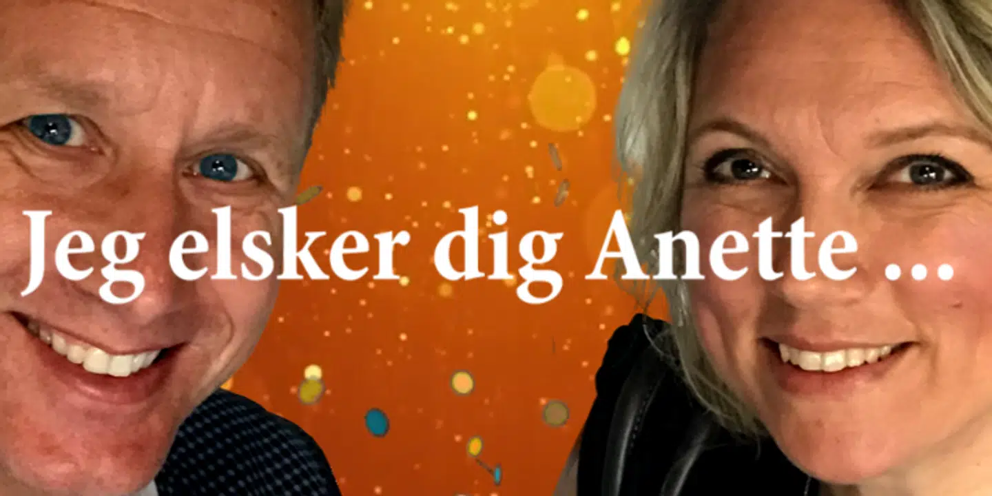 Johnny Killerups kærlighedserklæring til hustruen Anette tidligere i august.