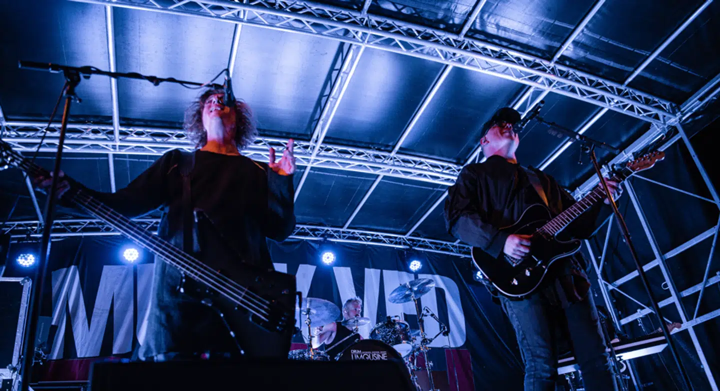 Carpark North er ellers vant til at spille for flere tusinde mennesker. Men fredag var altså noget anderledes. Foto: Michael Nørgaard