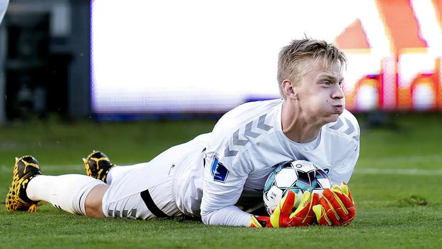 Oliver Christensen har stået sin sidste kamp for OB i denne omgang. Fremover vogter han buret i Hertha Berlin.