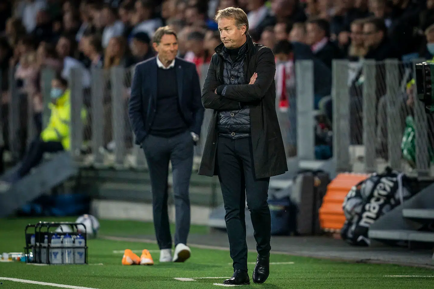 Danmarks landstræner Kasper Hjulmand under VM-kvalifikationskampen mellem Færøerne og Danmark på Tórsvøllur stadion i Torshavn, lørdag den 4. september 2021.. (Foto: Mads Claus Rasmussen/Ritzau Scanpix)