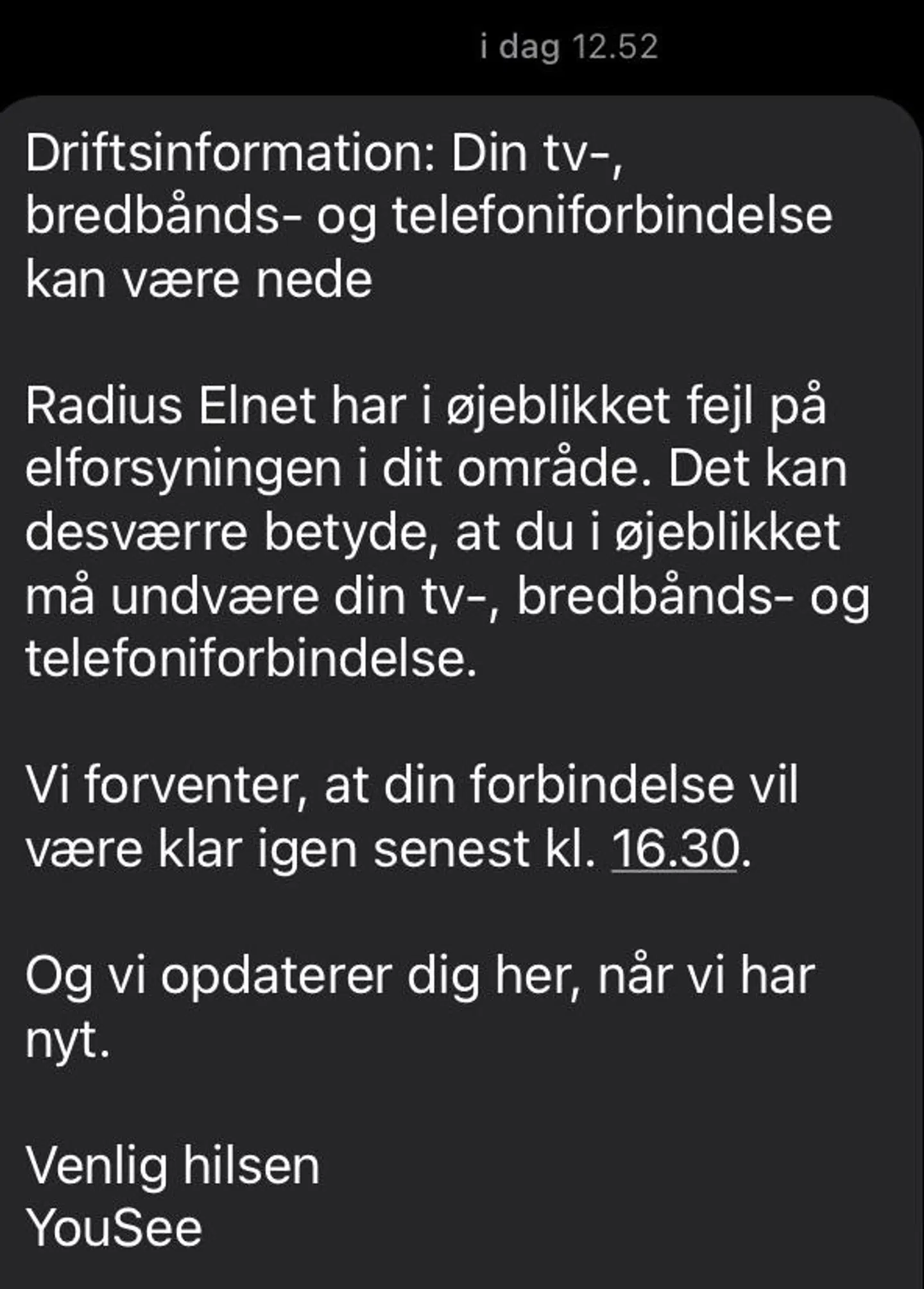 Flere Københavnere er lørdag uden strøm.