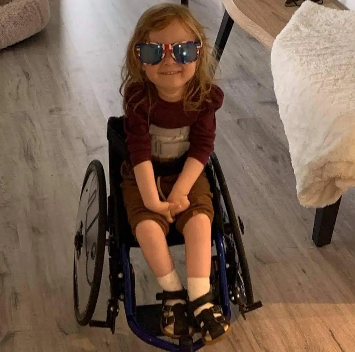 Olivia kommer til at bevare mange af sine nuværende funktioner grundet den medicin, hun får. Foto: Privat.