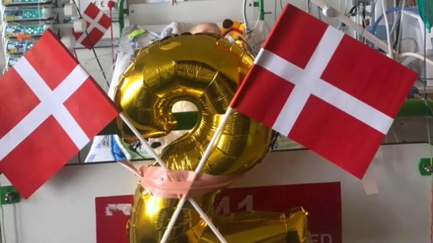 Elias måtte fejre sin 2 års fødselsdag i respirator på hospitalet.