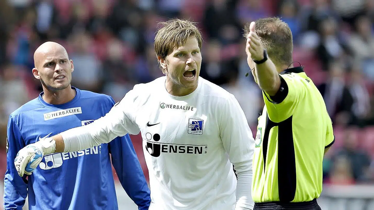 Brokkeriet kammede over i trusler om vold torsdag aften i en nordjysk serie 4-kamp. Arkivfoto fra Superligakampen mellem FC Midtjylland og Lyngby i 2011