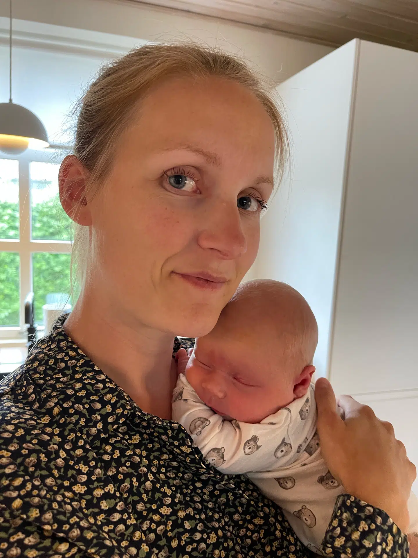 Her ses Christina Jensen med sin lille søn, Asger.