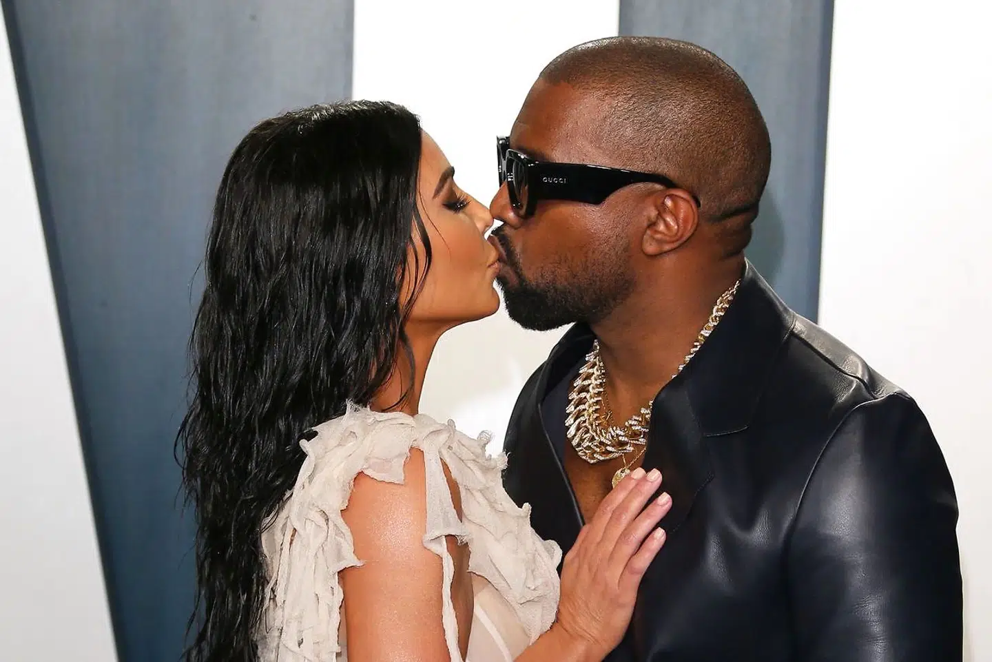 (FILES) In this file photo US media personality Kim Kardashian (L) and former husband US rapper Kanye West attend the 2020 Vanity Fair Oscar Party following the 92nd Oscars at The Wallis Annenberg Center for the Performing Arts in Beverly Hills on February 9, 2020. - Music icon Kanye West has filed to legally change his name to his longtime nickname "Ye, " US media reported on August 25, 2021, citing documents filed in a Los Angeles court. The 44-year-old wants to change his full name - - Kanye Omari West - - to the two-letter Ye, with no middle or last name, according to NBC News and other US media. The change was requested for "personal reasons" and must be approved by a judge, NBC said. (Photo by Jean-Baptiste Lacroix / AFP)