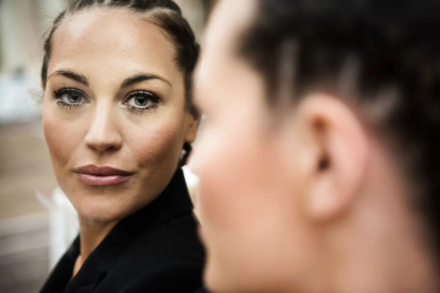 Pressemøde for ny realityserie på TV3. I 'Forsidefruer' følger vi fem kendte kvinder deres hverdag. Her Amalie Szigethy, realitystjerne.
