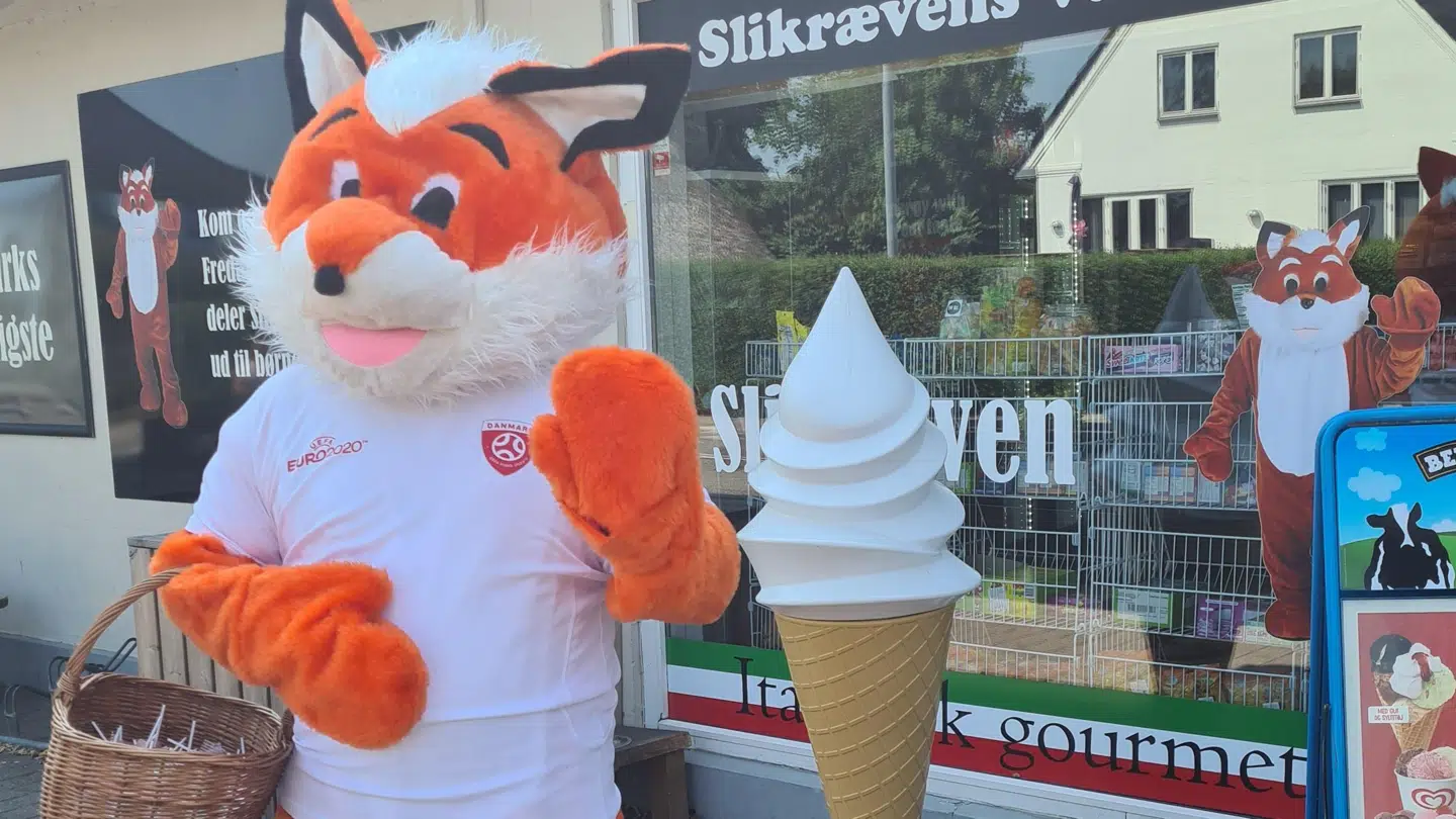 Slikræven i Bellinge er gået viralt med 300.000 visninger på TikTok.