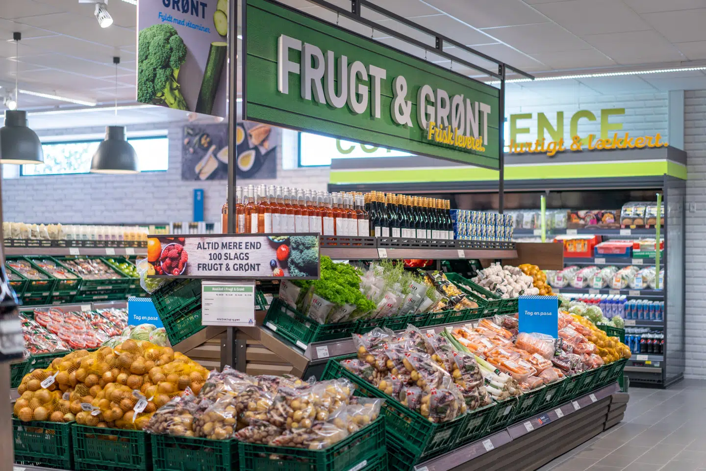 Aldis nye koncept er ved at blive rullet ud i alle butikker.