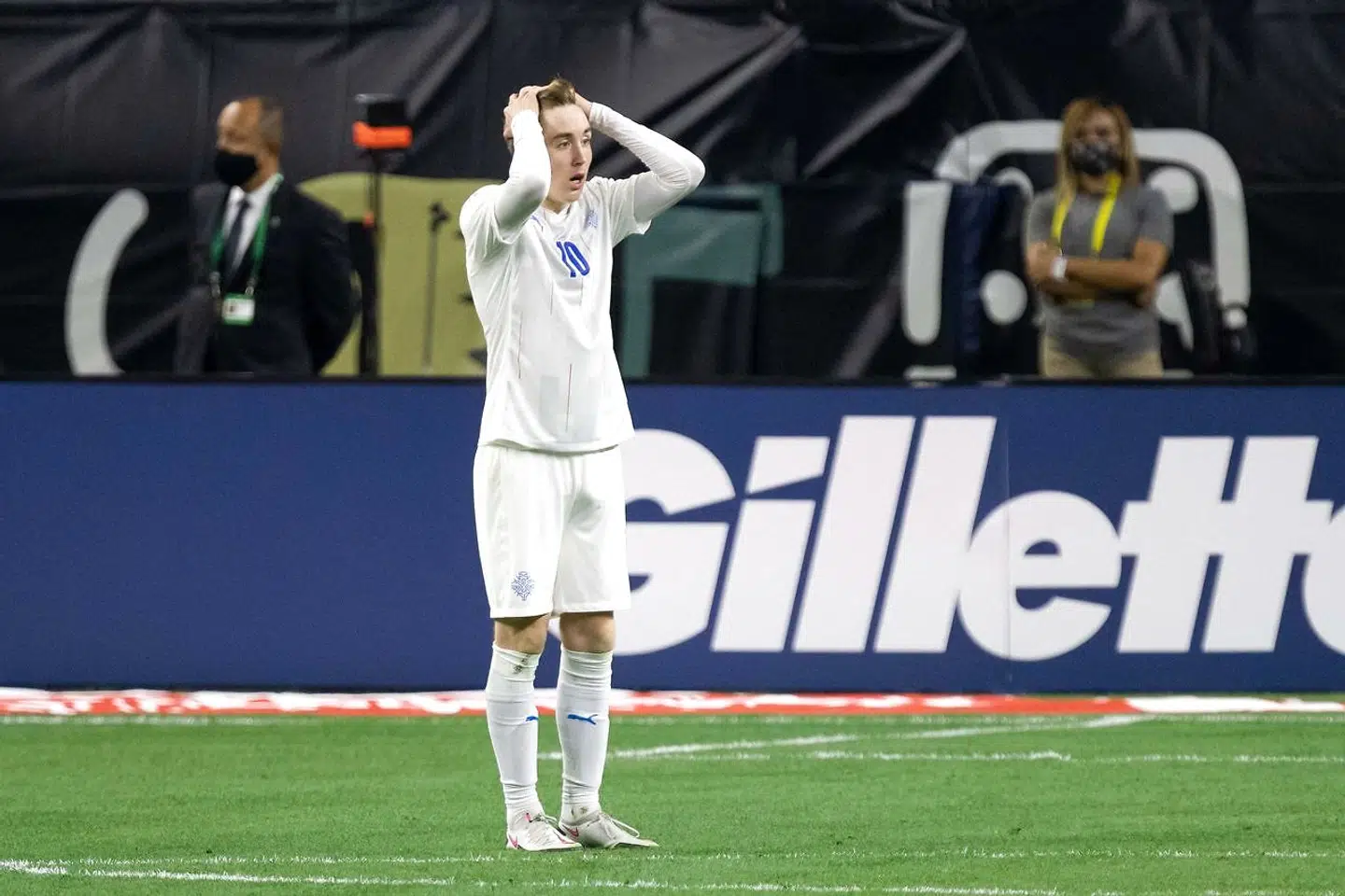 Selv om han kun er fyldt 18 i år, har Isak Bermann Johannesson allerede spillet flere kampe på det islandske landshold.