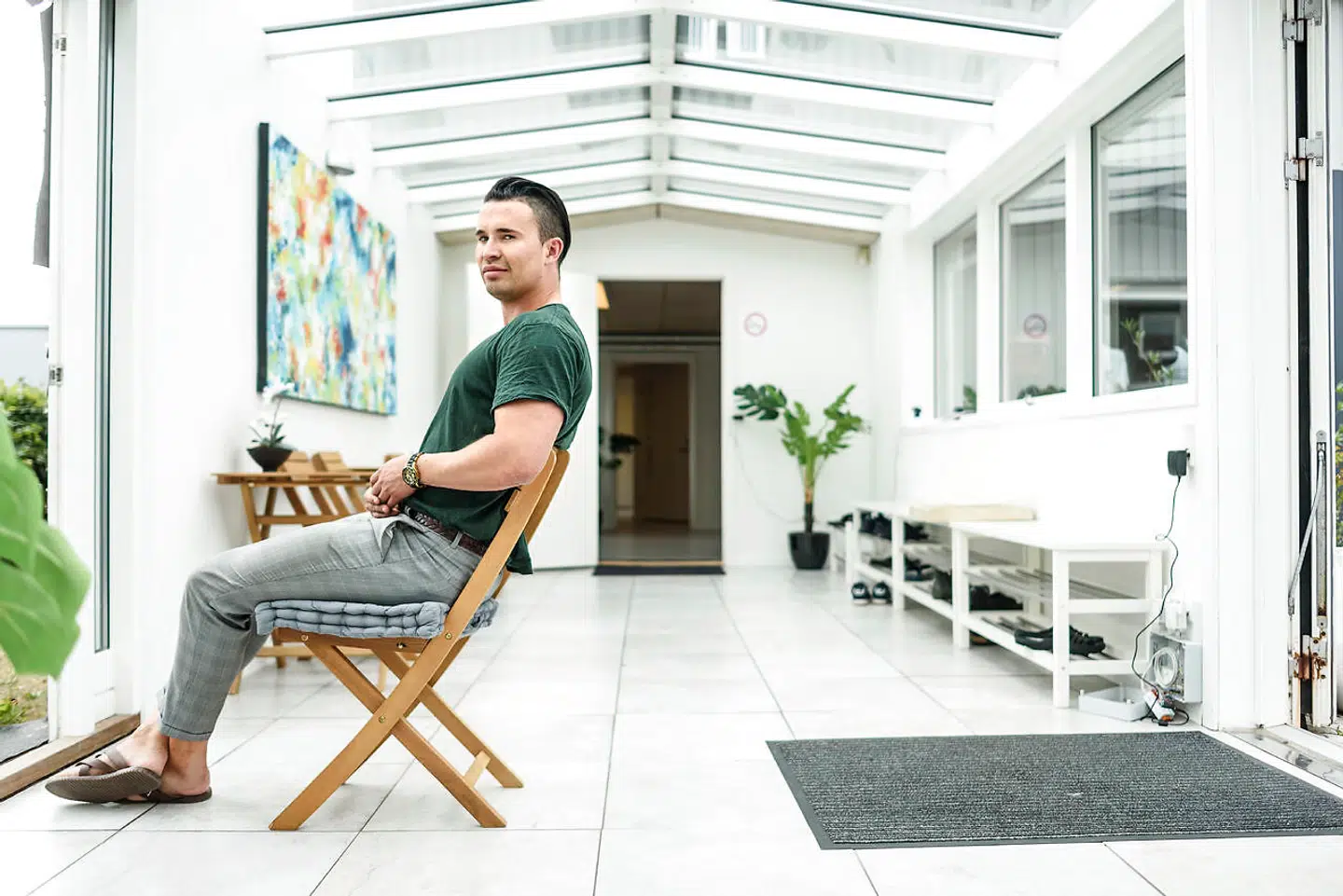 Gustav Salinas fik sit gennembrud som realitystjerne, men gør sig i dag i træningsverdenen med sit firma FitnessNu.