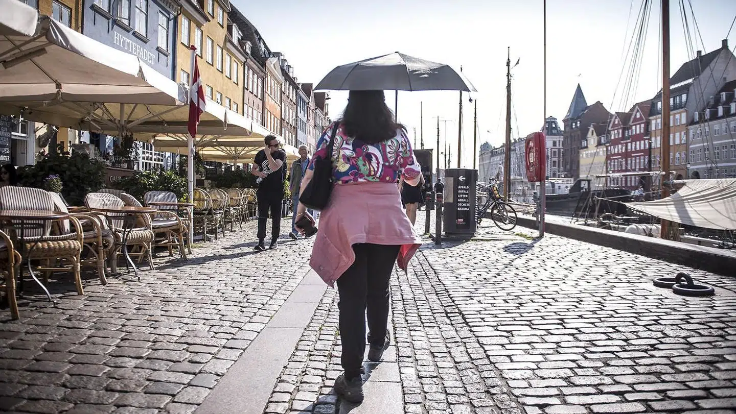 Du kan godt lade paraplyen blive hjemme, for de kommende syv dage kommer der nemlig overhovedet ingen regn, lyder det fra DMI. (Arkivfoto)