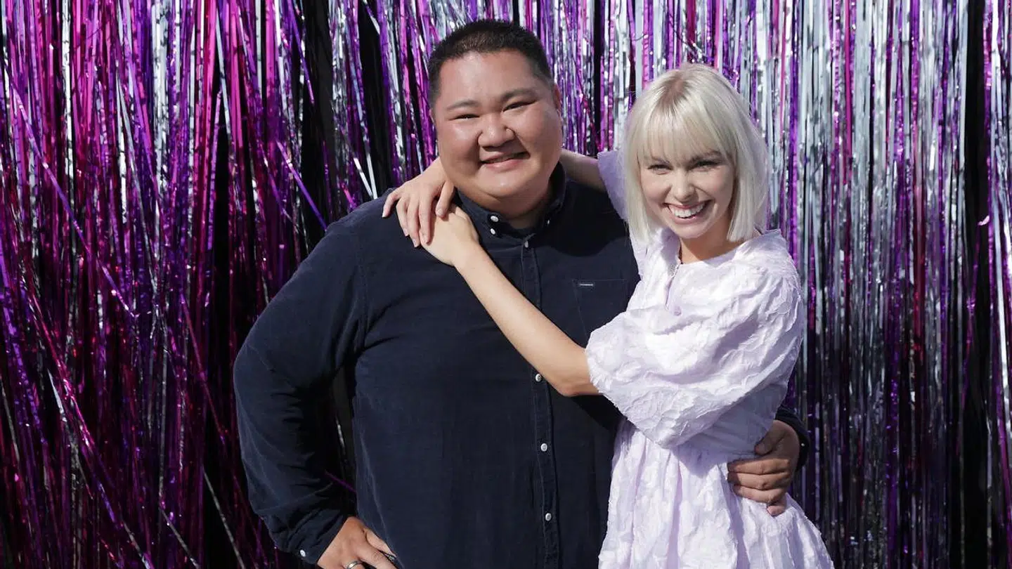Tv-vært og kogebogsforfatter Micki Cheng og danser Jenna Bagge.