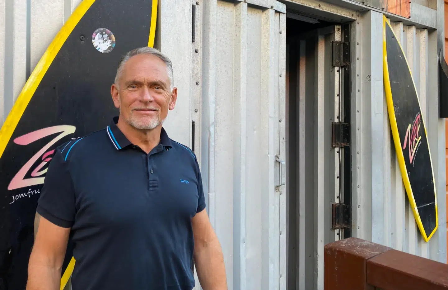 Henrik Foget Jensen foran Zurfbar.