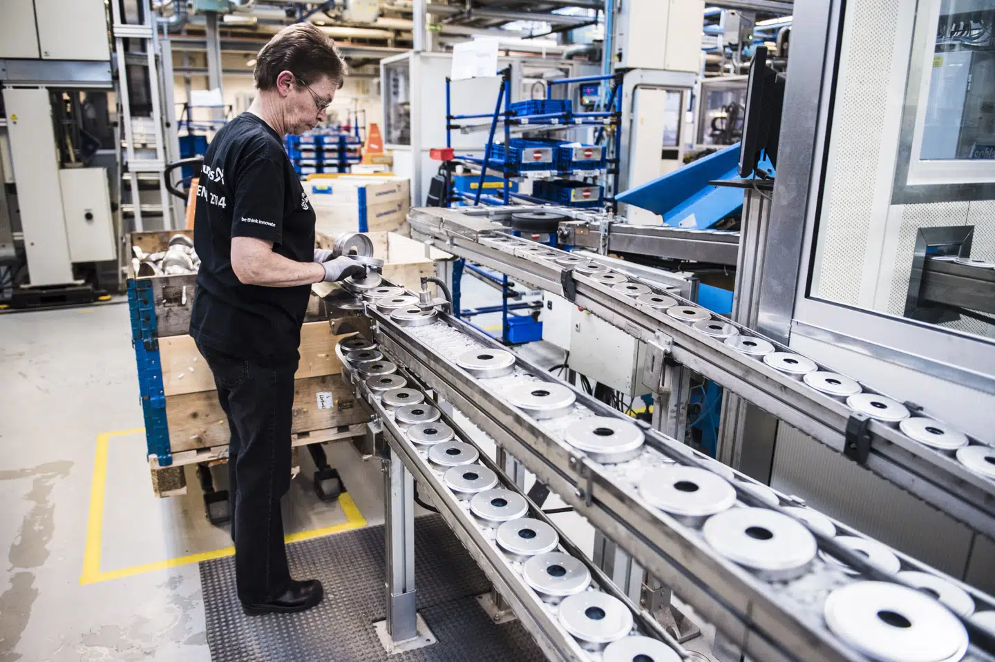 Pumper fra Grundfos bliver brugt overalt i industrien samt i erhvervs- og boligejendomme. Det kan for eksempel være til varme og aircondition, vandforsyning og rensning af spildevand. (Arkivfoto) Simon Læssøe/Ritzau Scanpix