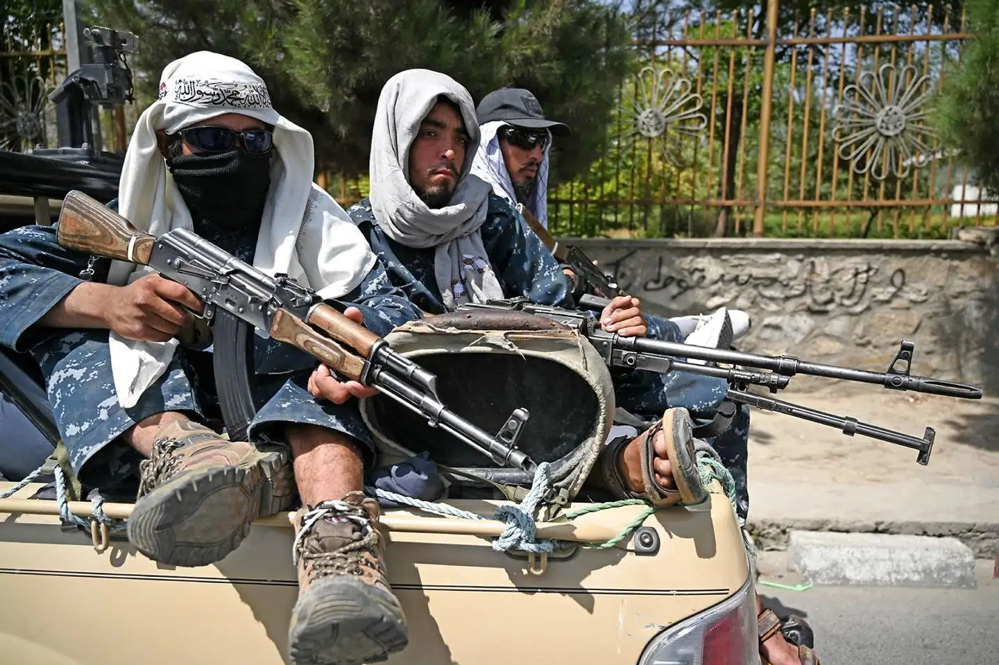 Taliban patruljerer gaderne i Kabul.