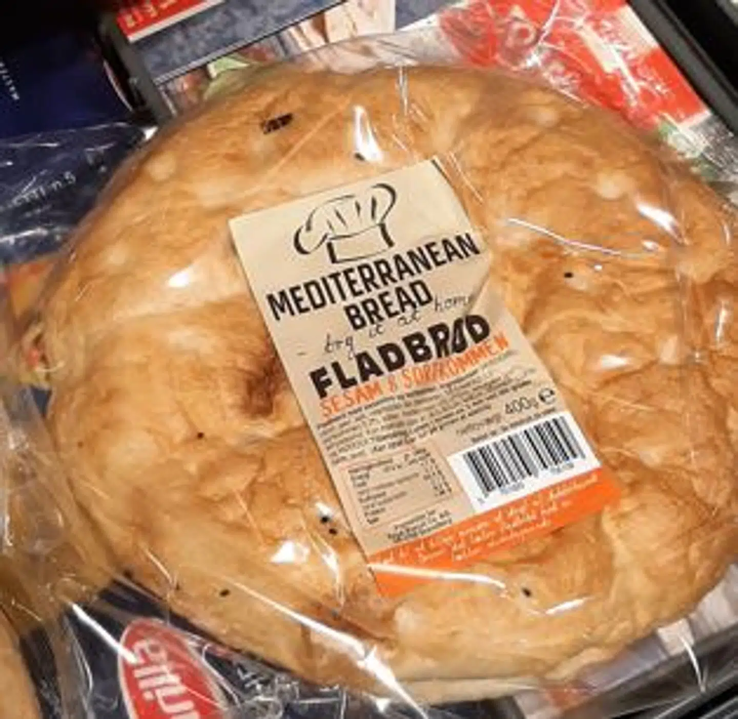 Det er dette fladbrød, der tilbagekaldes.