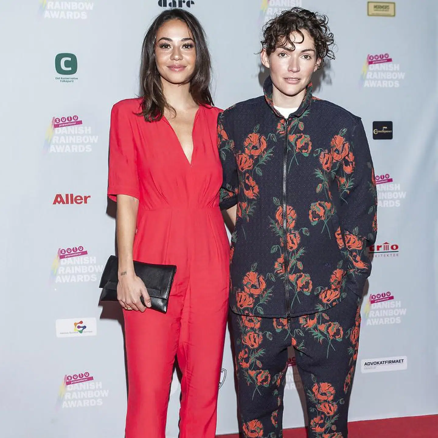 Sus Wilkins og Freja Kirk ved Danish Rainbow Awards i 2019.