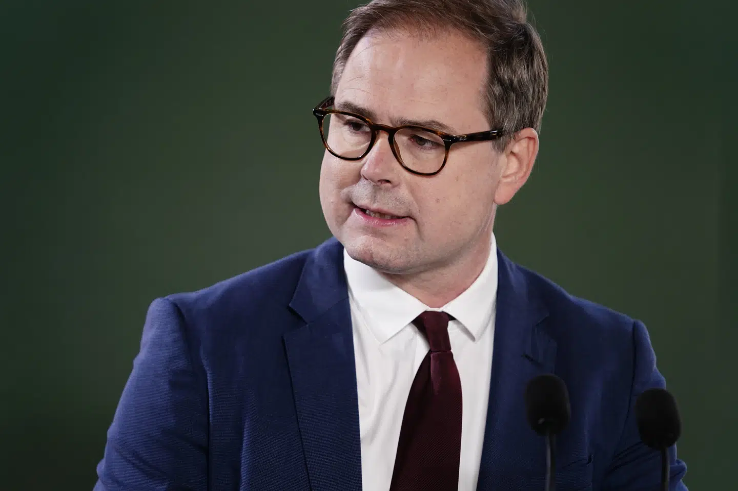 Finansminister Nicolai Wammen (S) fortæller mandag på et pressemøde om regeringens udspil til finansloven for næste år. Mads Claus Rasmussen/Ritzau Scanpix