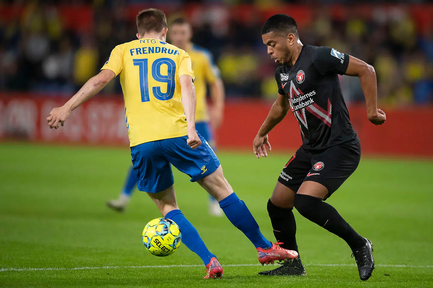 Midtjyllands Evander Ferreira Superliga, 7. runde: Brøndby-FC Midtjylland på Brøndby Stadion søndag den 29. august 2021. (Foto: Thomas Sjørup/Ritzau Scanpix)