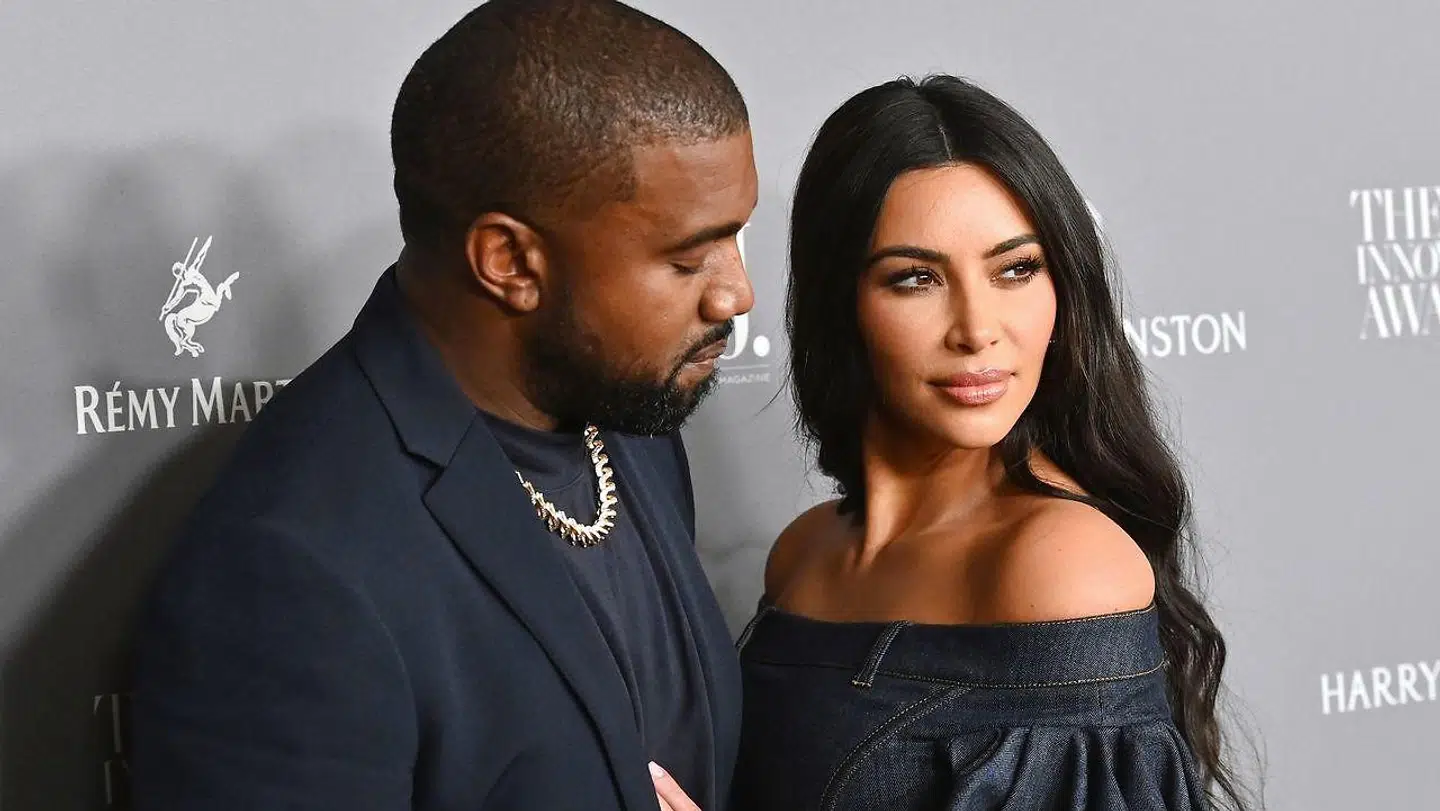 Kim Kardashian og Kanye West.