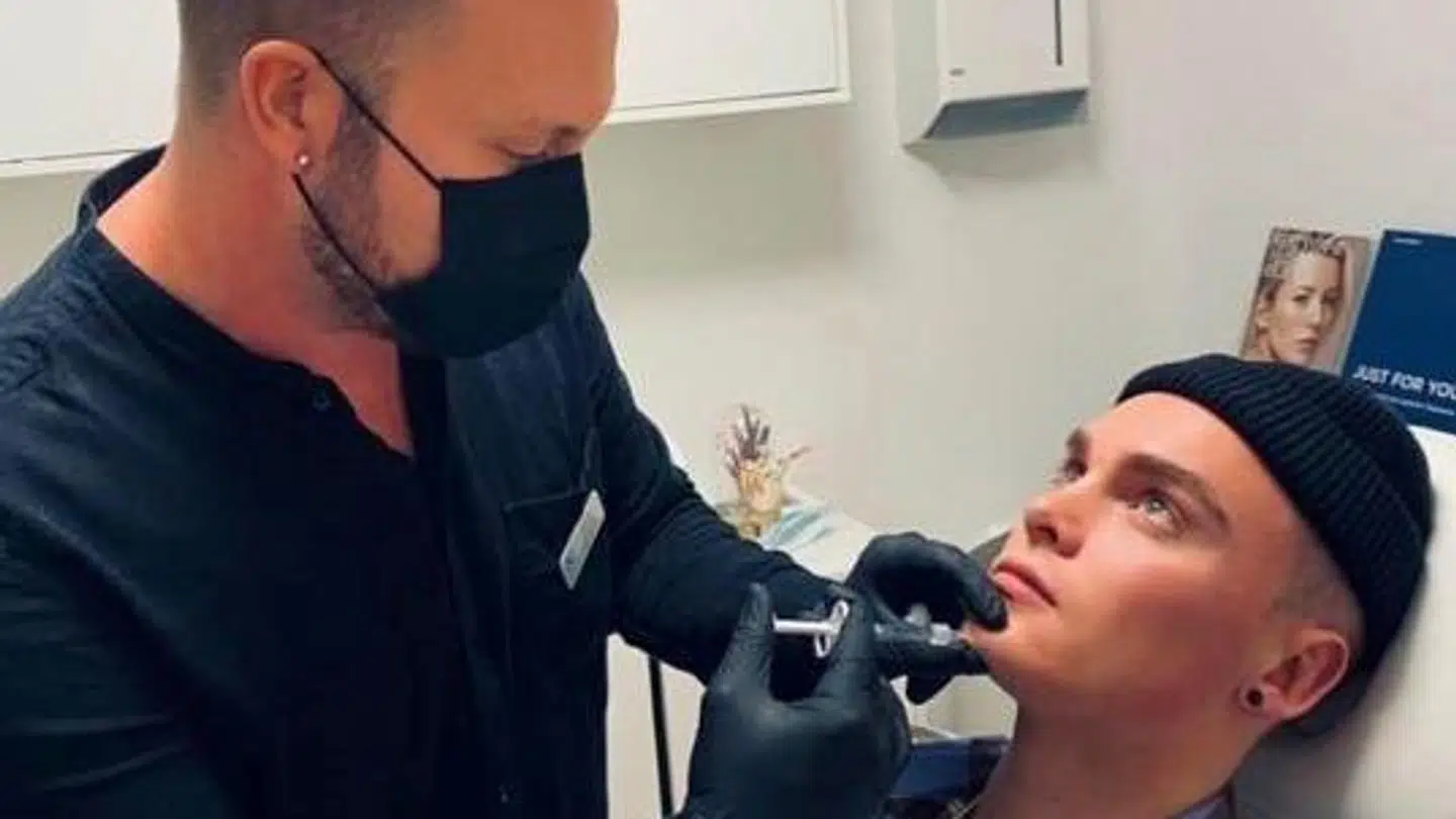 Daniel Guldberg har flere gange fået Botox og filler i ansigtet.