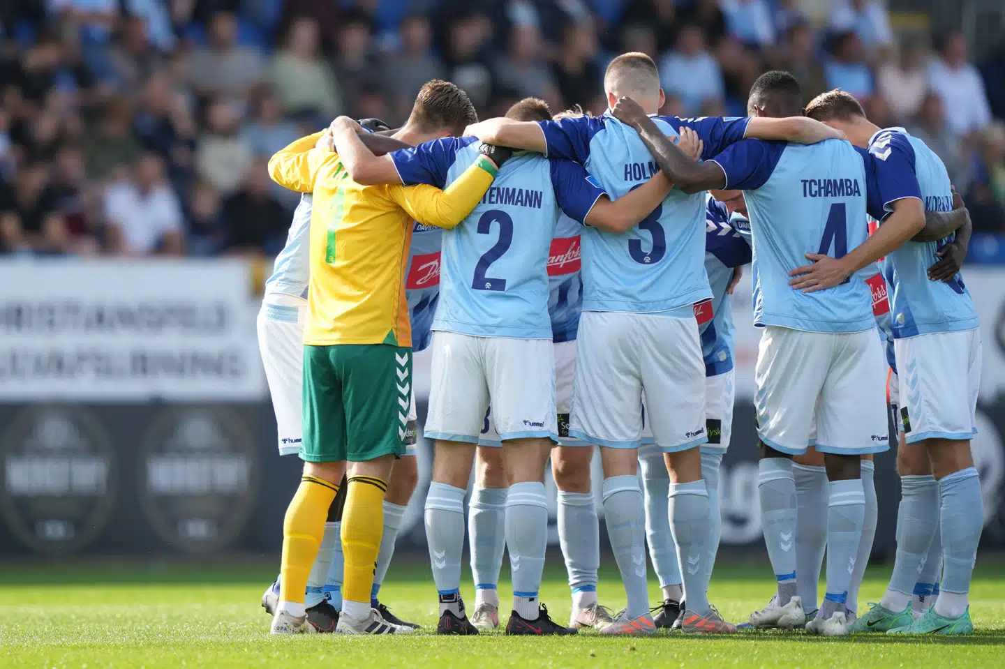Sønderjyske-truppen får tilgang af Faris Moumbagna og Daniel Prosser. Claus Fisker/Ritzau Scanpix