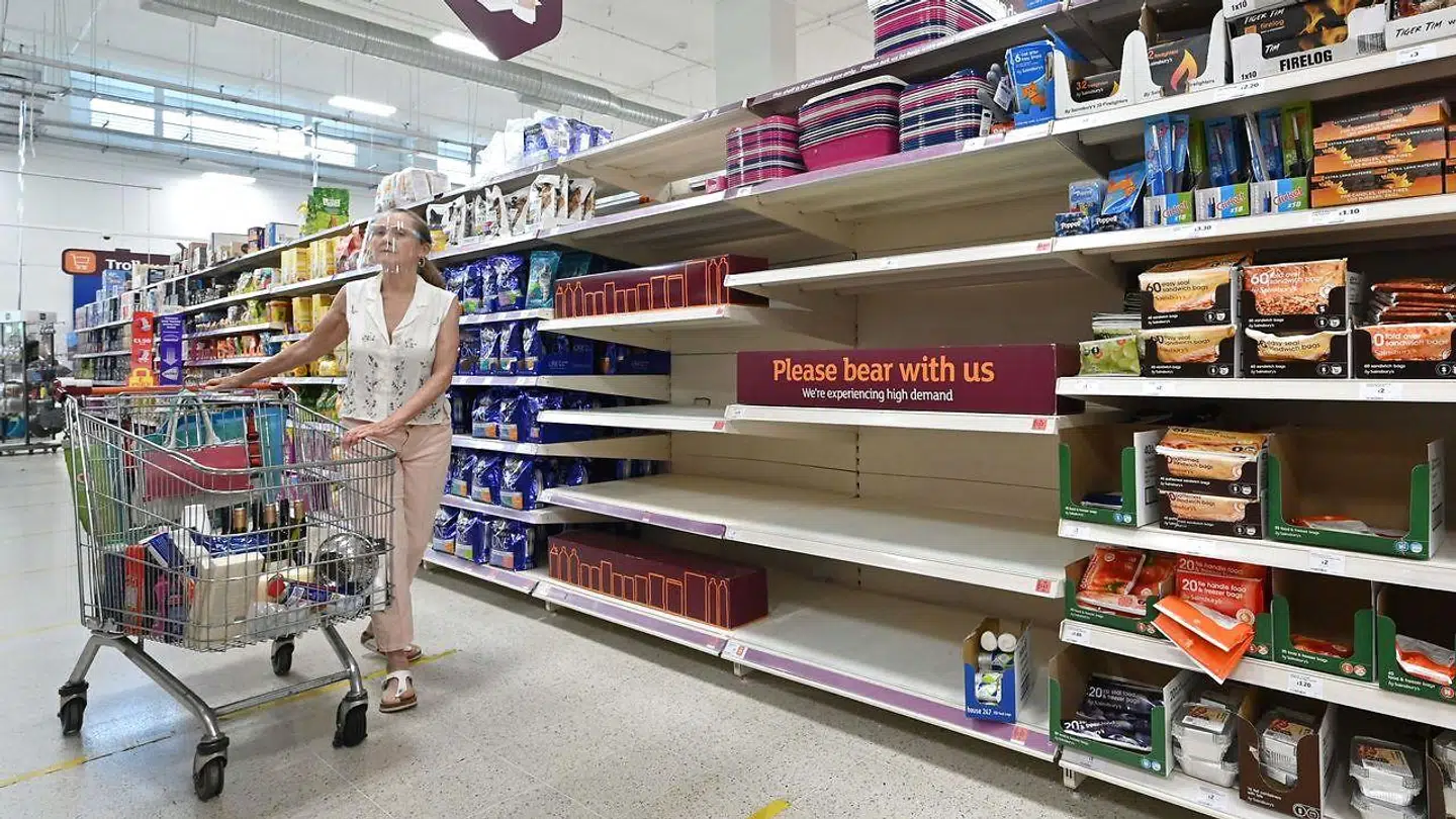 Briterne oplever tomme hylder i stigende omfang