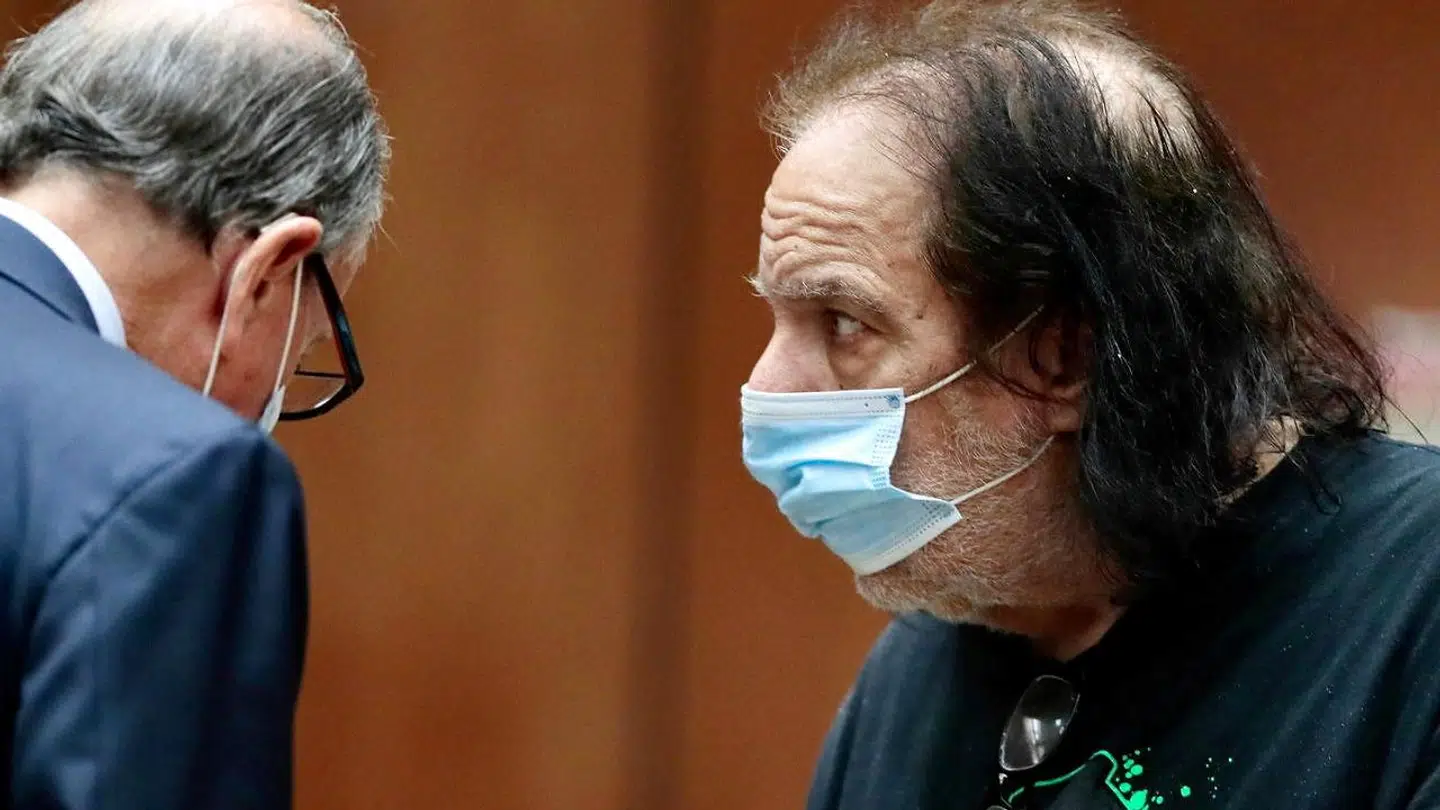 Ron Jeremy i retten kort efter anholdelsen i 2020.