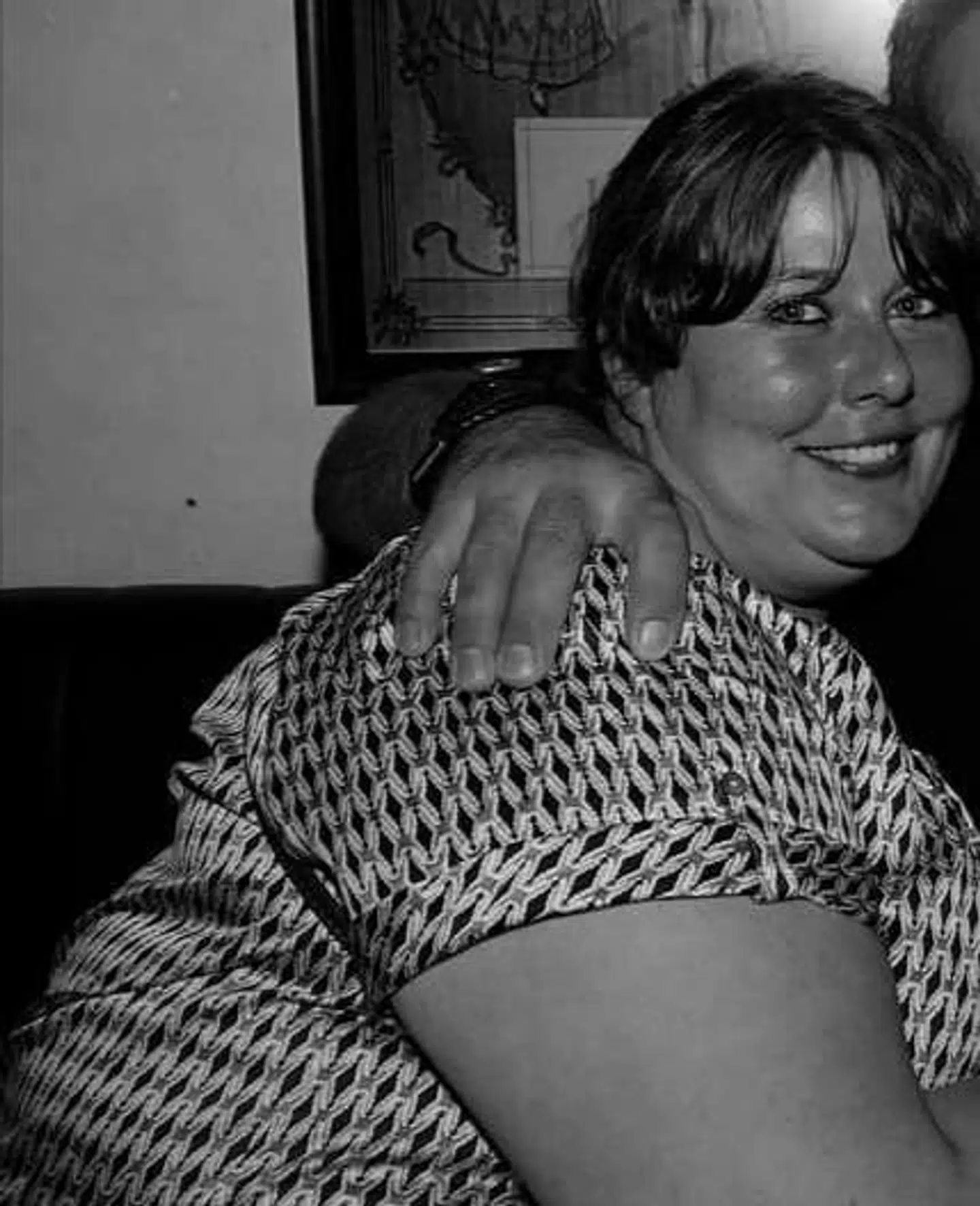 Ditte, før hun begyndte på sit vægttab.