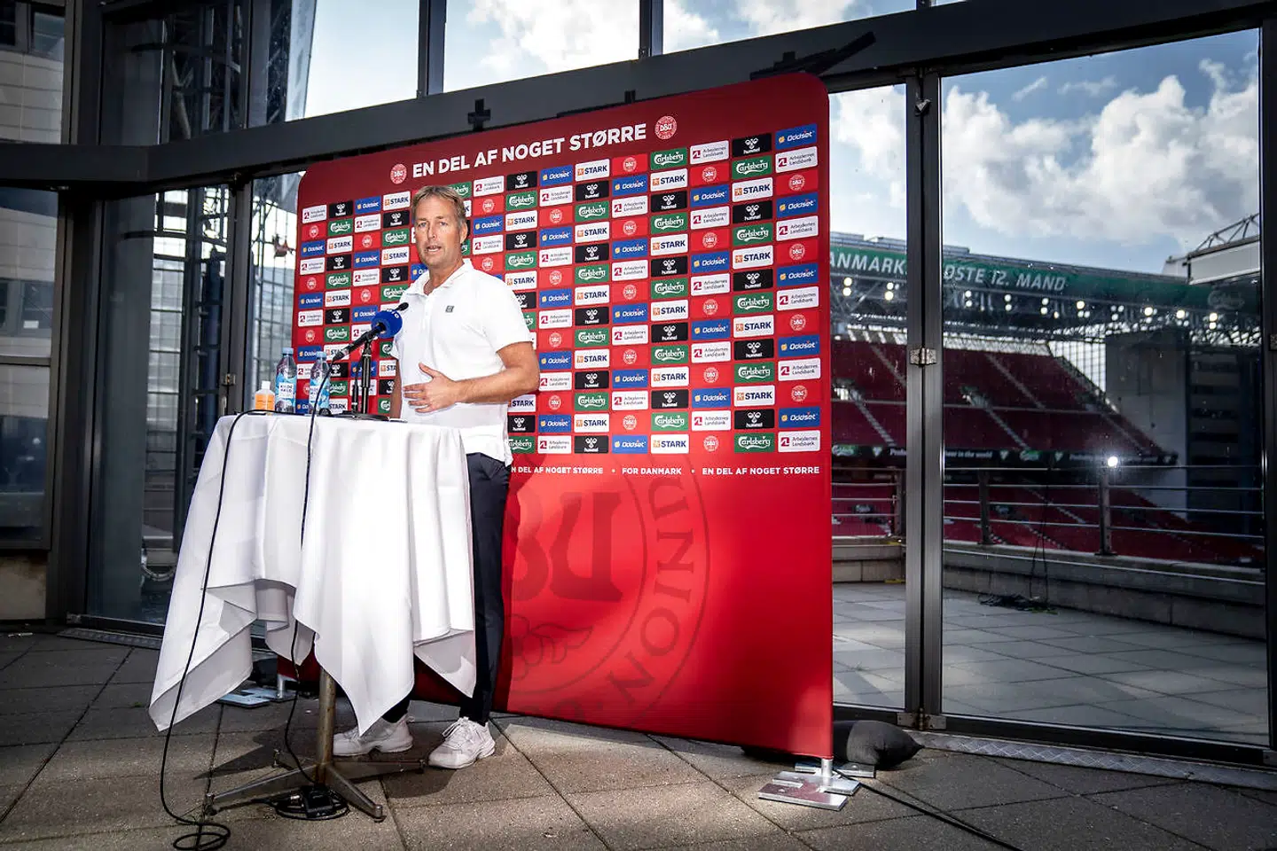 Kasper Hjulmand udtog spillere til kampene mod Skotland, Færøerne og Israel denne tirsdag i Parken.