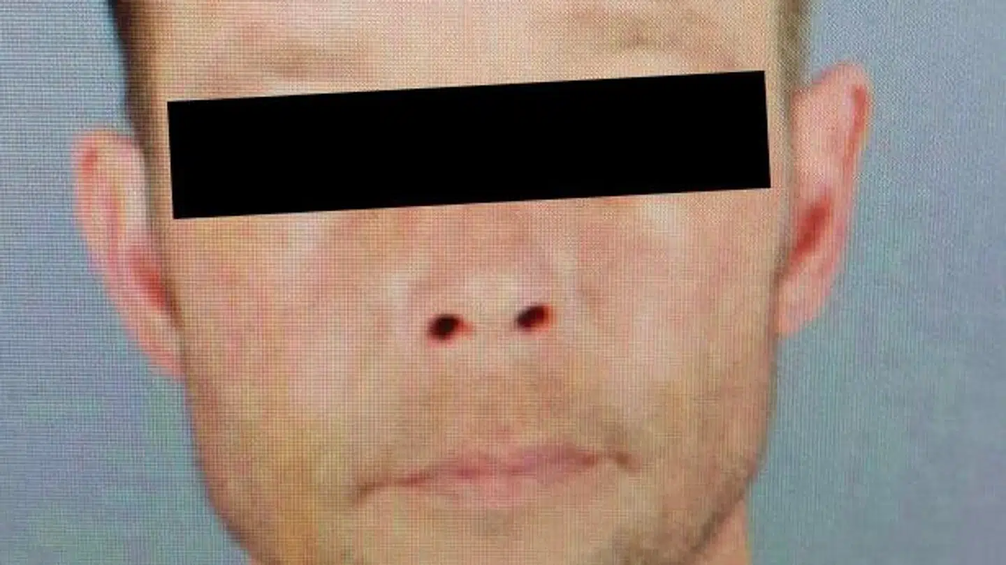 Politibillede af den tyske mand Christian B., som er mistænkt for at have dræbt Madeleine McCann.