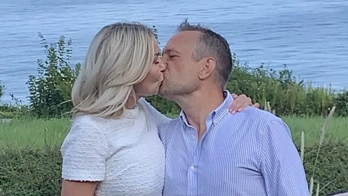 Med Øresund i baggrunden sagde Martin Thorborg lørdag ja til sin brud, Jannie Buch, som er søster til Jesper Buch.