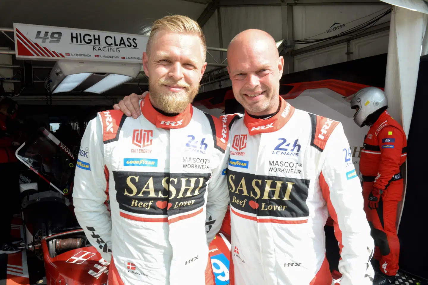 Kevin og Jan Magnussen måtte nøjes med en 17.-plads i Le Mans' LMP2-klasse. Jean-Francois Monier/Ritzau Scanpix