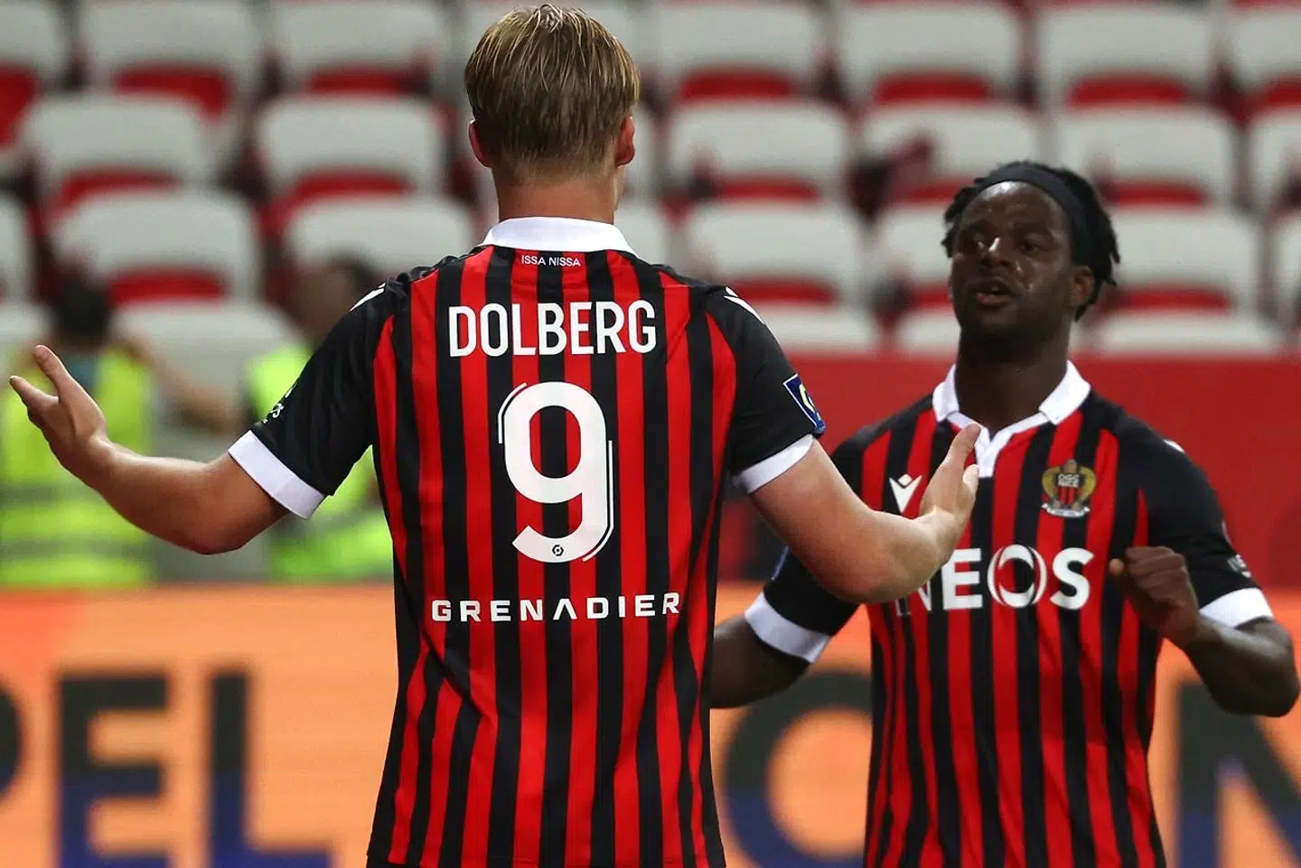 Kasper Dolberg scorede kampens eneste mål.