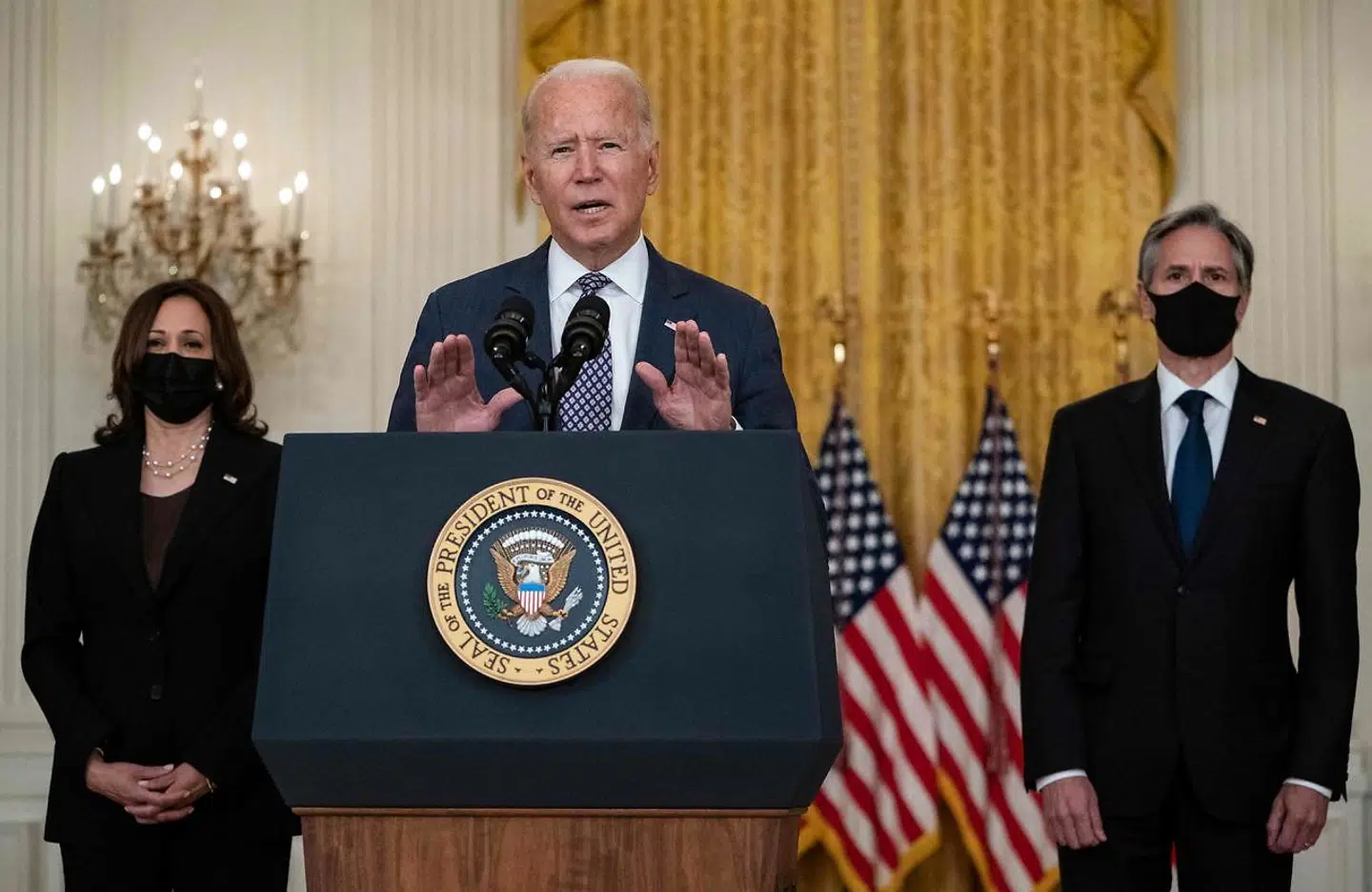 Joe Biden afviser, at USAs tilbagetrækning fra Afghanistan kunne være forgået mindre kaotisk.
