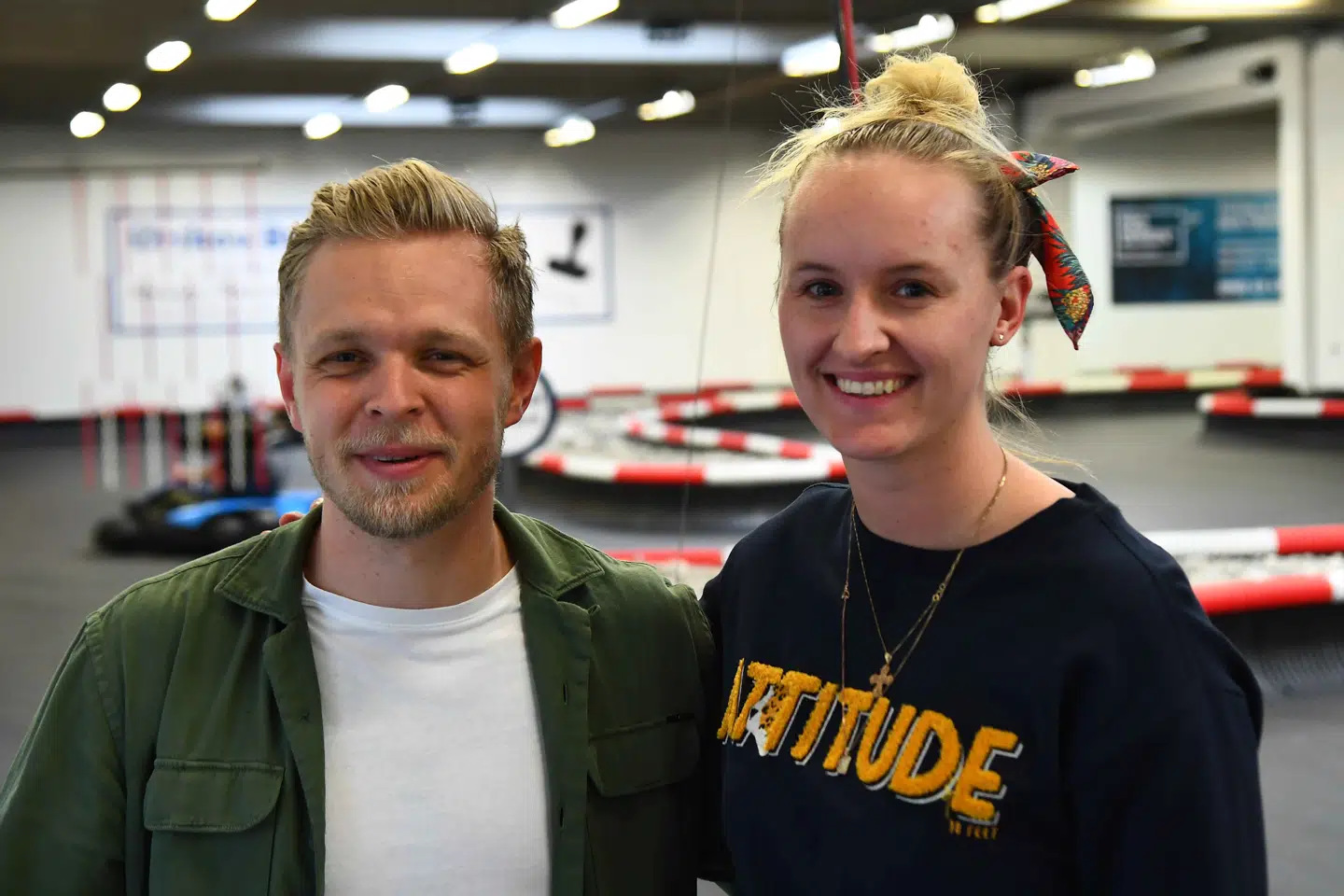 Kevin Magnussen og Michelle Gatting kæmpede mod hinanden i gokart - i weekenden mødes de igen; denne gang i 24-timersløbet i Le Mans.