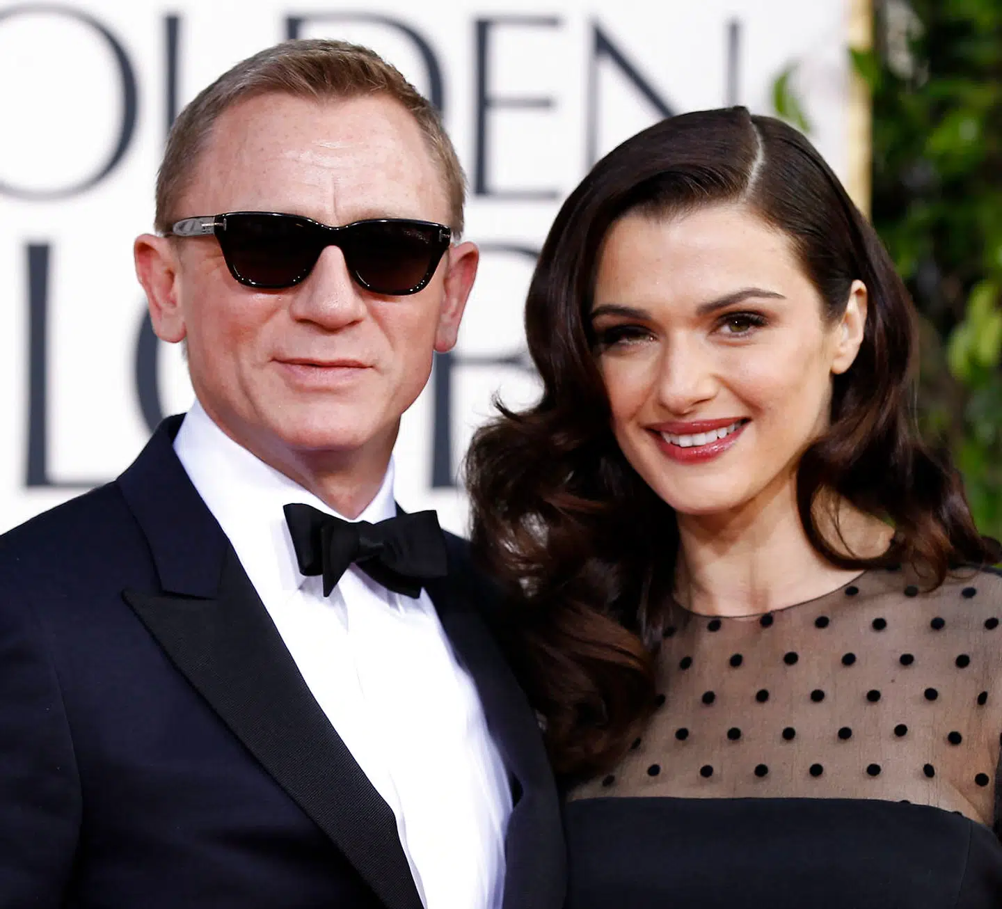 Daniel Craig og Rachel Weisz på den røde løber til Golden Globe Awards i Beverly Hills, 2013.