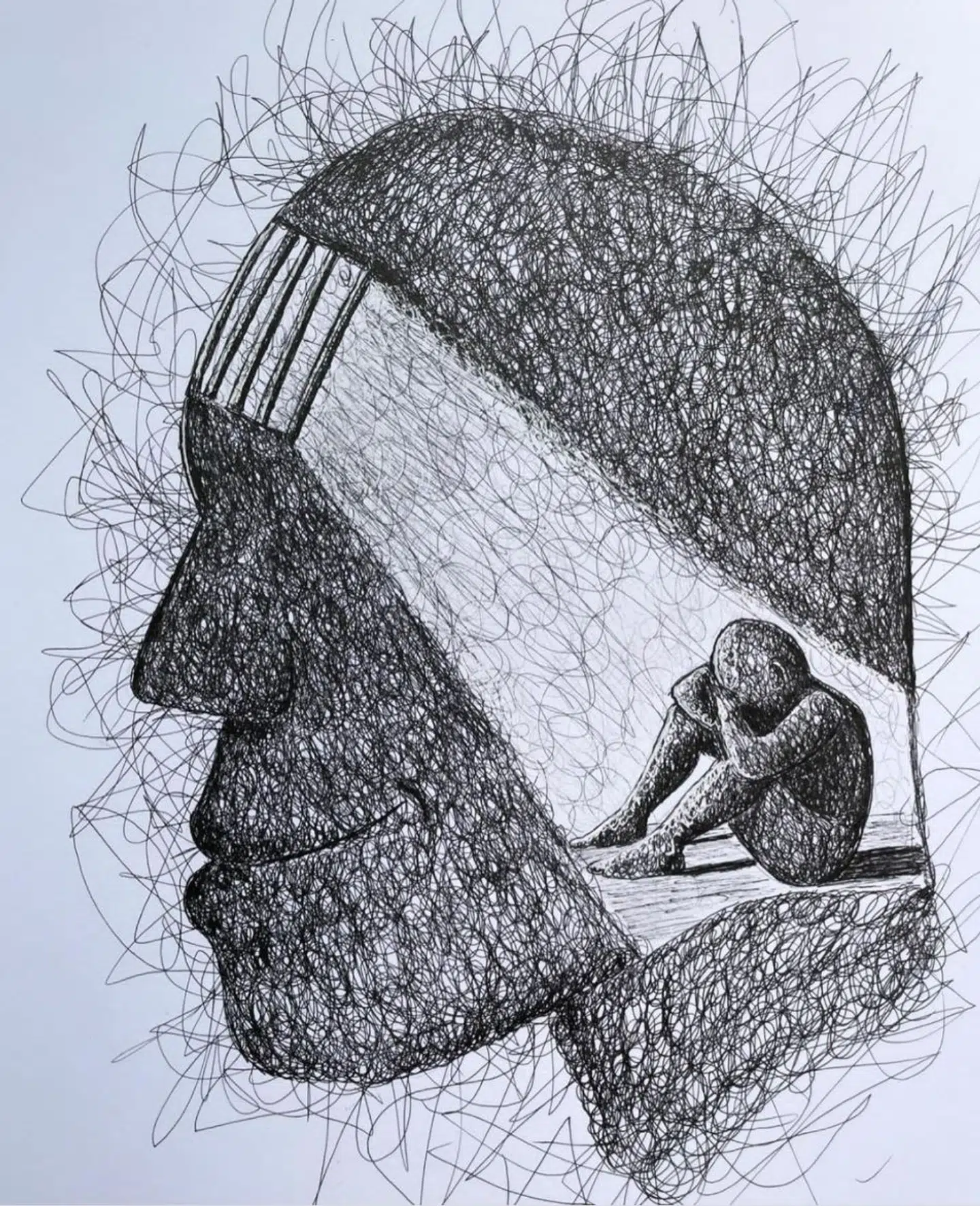 Michael Fuhlendorff håber at kunne leve af sin kunst, som han viser frem på Instagram-profilen @artbyfuhlendorff. Han tegner og skriver digte, og han har også lavet tegningerne til rulleteksterne på 'Fugleflugten'.