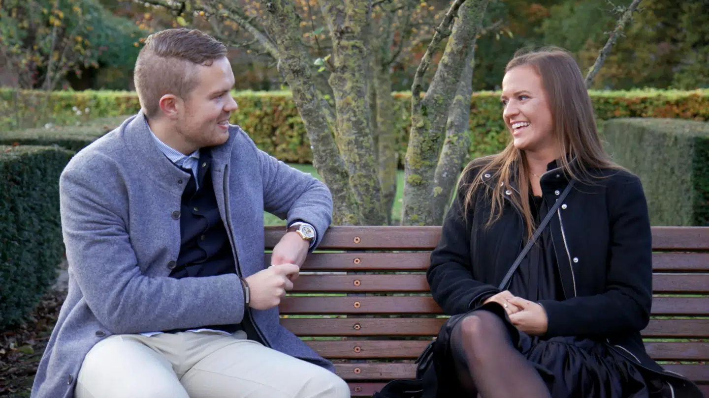 Et af parrene, der blev sat sammen i 'Matchet på mælkevejen', Nikolaj og Sophie.