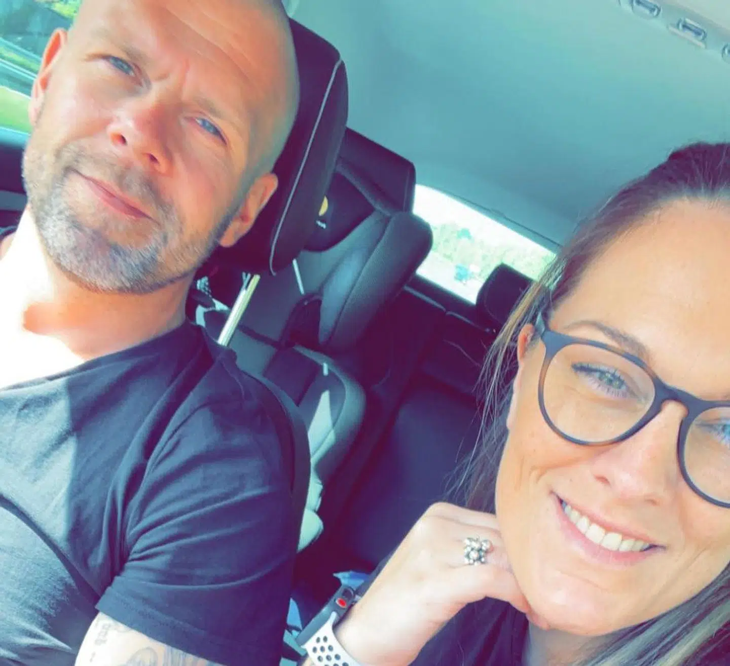 Julie og hendes mand Casper var på weekendtur i Århus, og mødte pludselig nogle »søde dyr.«