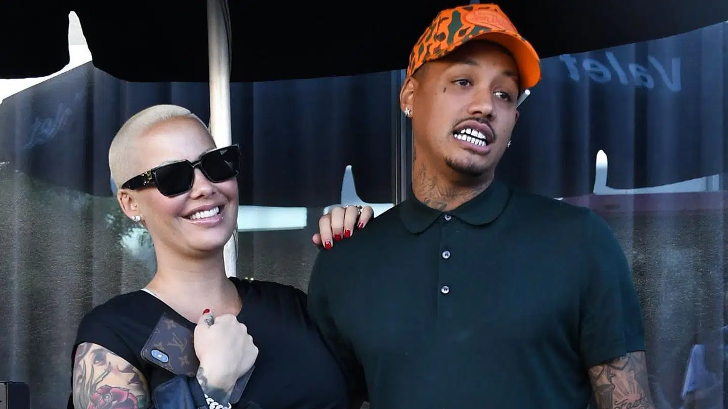 Amber Rose og Alexander Edwards