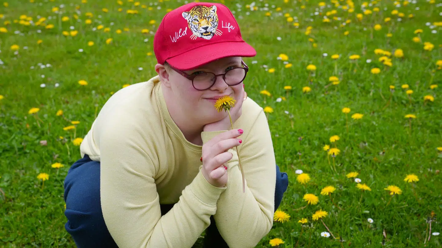 Puk er 17 år og har Downs syndrom. Foto: Mikkel Bøgh Ulriksen/DR.