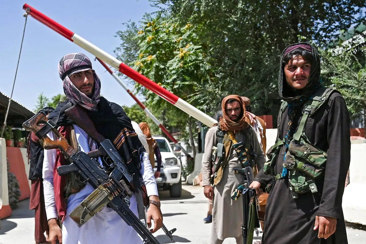 Taliban-krigere har indtaget Kabul.