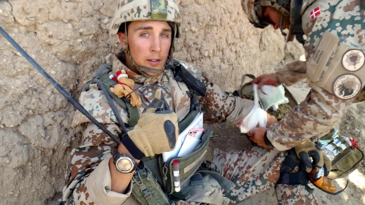 Caspar Stefani var i Afghanistan som kampsoldat for Danmark i 2012. Privatfoto.