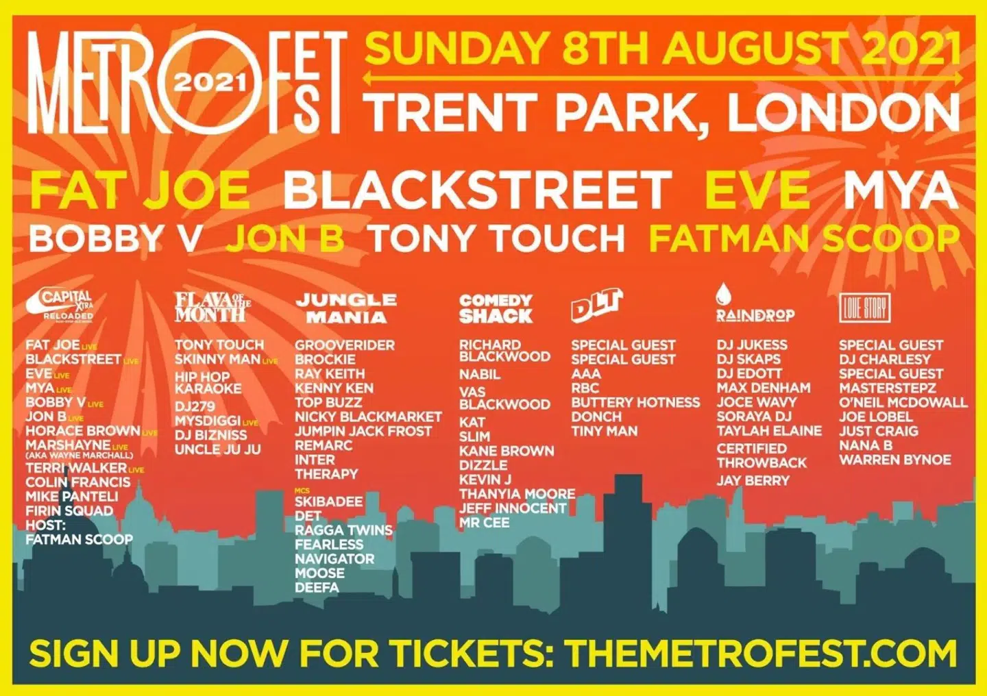 Sådan så plakaten til Metrofest ud.