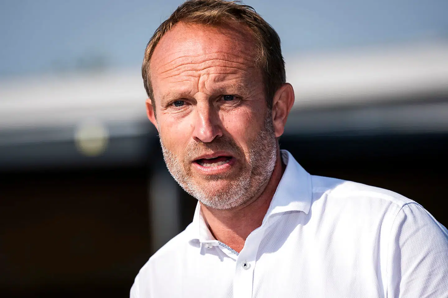 Næstformand i Radikale, Martin Lidegaard, under et pressemøde i forbindelse med Radikale Venstres sommergruppemøde på Vibeskolen i Nyborg, torsdag den 12. august 2021.. (Foto: Ida Marie Odgaard/Ritzau Scanpix)